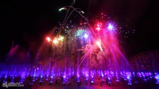 Disney California Adventure rings in 2014 with a special World of Color Countdown to Midnight [upl. by Ecirrehs]