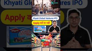 Khyati Global Ventures IPO apply or avoid shorts [upl. by Aylward500]