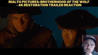 Rialto Pictures Brotherhood Of The Wolf  4K Restoration Trailer Reaction [upl. by Enaile396]