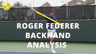 Roger Federer Backhand Analysis [upl. by Nidla]