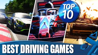 Top 10 Best Driving Games On PS4 [upl. by Onitrof]