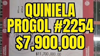 Quiniela Progol 2254 Como Ganar en Progol suscribete progol [upl. by Samuela]