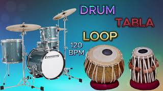 DRUM TABLA LOOP 120 BPM  DRUM BEAT  TABLA AND DRUM  TABLA LOOP  DRUM LOOP  TABLA MUSIC  TABLA [upl. by Selim]