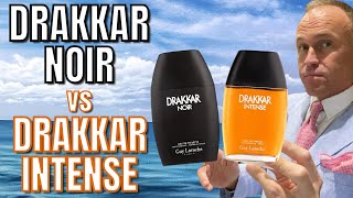 DRAKKAR INTENSE REVIEW  VERSUS DRAKKAR NOIR  FRAGRANCE REVIEW [upl. by Aihsekel860]