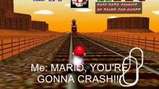 Mario Kart 64 Bloopers Mario Snaps [upl. by Joseph]