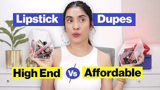 Affordable Lipstick Dupes For Highend Lipsticks Ft One Brand Staze Cosmetics [upl. by Aihsenyt]