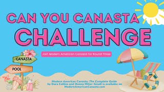 Round 3 Modern American Canasta  Can You Canasta Interactive Questions Game  Round Three [upl. by Acisse739]