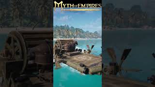 Raft  Myth of Empires  2024 ukraine survival pve pvp mmo shorts [upl. by Nnaeinahpets]