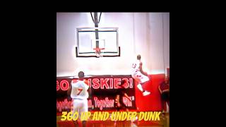 360 up and under dunk hooperdownunder basketball hoopsters [upl. by Anytsirk397]