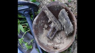 War archaeology Digging up WW2 trenches Sand Trophies [upl. by Ayhdiv]