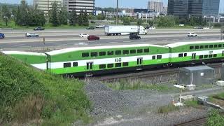 GO Transit train at Pickering station [upl. by Byrn668]