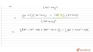 Differentiate x2  5x 64x2 x3 [upl. by Rod]