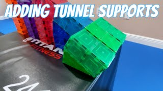 How to add supports to the magnet tiles ramp tunnel for increased rigidity [upl. by Wight]