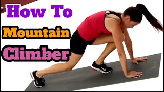 How to Do Mountain Climbers for Lower Abs amp Core Strength  Lower Abs Exercise  Exercises [upl. by Ahsilad]