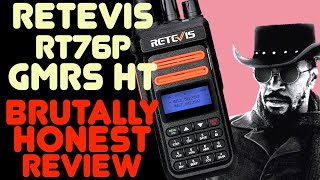 Retevis RT76P GMRS HT Walkie Talkie  Review Power Test amp Overview Of the RT76P Radio [upl. by Erme]