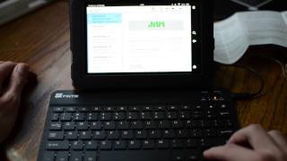 Fintie Ultrathin keyboard review Android 10in w kindle HD 7in [upl. by Aneret]