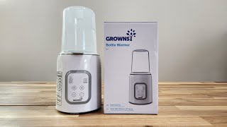 GROWNSY 6 in 1 DOUBLE BABY BOTTLE WARMER amp STERILIZER Review amp Tutorial [upl. by Nnalyrehc]