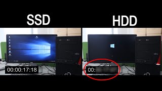 SSD vs HDD Windows 10 [upl. by Nnaacissej588]