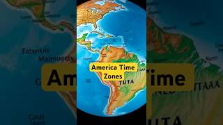 America Time Zones USTimeZones GeographyFacts TravelUSA GlobalReach FunFacts shorts [upl. by Puto]