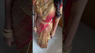 Mermaid saree draping for our bride [upl. by Teak]