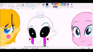 MLP Speedpaint FNaF Girls [upl. by Ardnoet235]