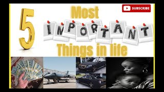 5 Most important things in life Know where to focus [upl. by Woodward712]