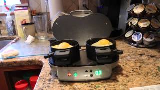 Hamilton Beach 25490 Dual Breakfast Sandwich Maker [upl. by Ekal346]