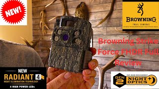 Browning Strike Force FHDR Trail Camera Full Review [upl. by Furnary]