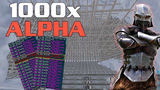 I Joined An ALPHA Tribe On Ark 1000x [upl. by Earahs]