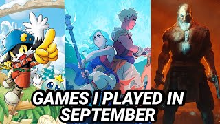 GAMES I PLAYED IN SEPTEMBER [upl. by Innoc]