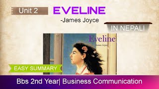 EVELINE James Joyce Summary Bbs 2nd year Business Communication Back to stories [upl. by Ozner]