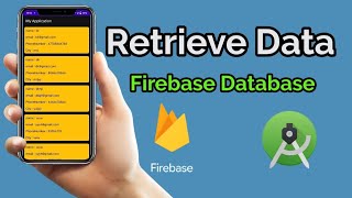 Retrieving Data from Firebase Realtime Database Android Studio  Recycler View tutorial android apps [upl. by Mor]