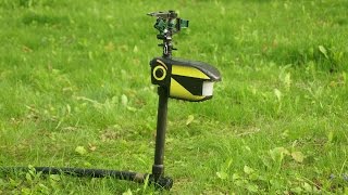 NEW  Scarecrow Motion Activated Sprinkler Test amp Review BEST Animal Deterrent [upl. by Amathiste]