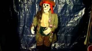 29382 Gemmy 5ft Animated Skeleton  Song 1 [upl. by Blum]