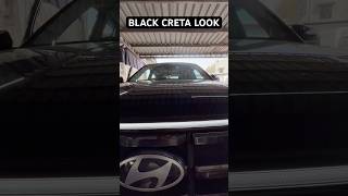 BLACK CRETA LOOK🚙 creta cretalookhyundai hyundaicreta youtubeshorts hyundaiindia youtube [upl. by Orsini980]