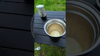 Brewing Colombian Coffee Outdoors with WACACO Minipresso NS2 and Cute Dog Visitor Shorts asmr [upl. by William138]