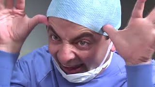 Bean at a Hospital  Funny Clips  Mr Bean Official [upl. by Eillit]