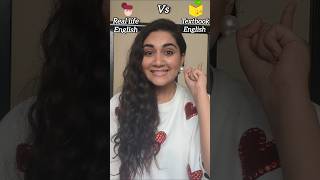 Textbook English vs Real life English l englishspeaking ytshorts [upl. by Tremain408]