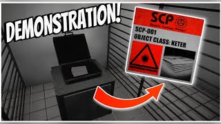 SCP 001 Demonstration quotSheaf of Papersquot  SCP Project Resurrection [upl. by Carly]