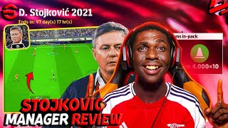 STOJKOVIC QC MANAGER REVIEW 🔥🔥  THE BEST MANAGER RN IN eFootball 2024 [upl. by Baler]