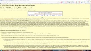 How To Find Section 8 Fair Market Rents [upl. by Enigroeg]