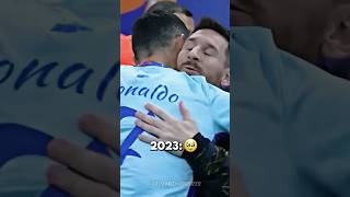 Messi amp Ronaldo Now Vs Then [upl. by Naginarb96]