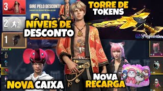 AGENDA SEMANAL GIRO GRÁTIS NO ROYALE DA VECTOR NOVA RECARGA GATINHO SKIN ENCRENQUEIRO E MAIS FF [upl. by Goldia786]