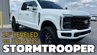 2024 Ford F250 Platinum 25” Leveled on 37sSTORMTROOPER Covert [upl. by Conti]