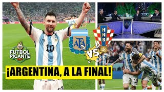 ARGENTINA goleó a Croacia y es FINALISTA GOL de Messi DOBLETE de Julián Álvarez  Futbol Picante [upl. by Akerdnuhs]