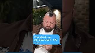 Would Eddie Hall compete again wsm [upl. by Yalcrab]