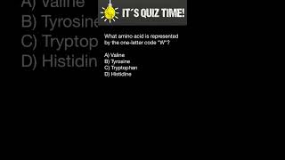 Amino acidss one letter code quiz  8 [upl. by Nancie]