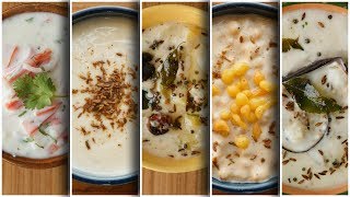 Raita 5 ways Recipe by Food Fusion [upl. by Eniarol]