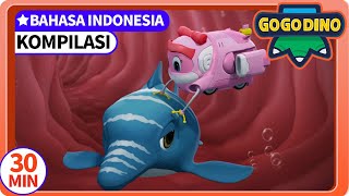 【GOGODINO EXPLORERS】EP0709  Kompilasi 03  Dinosaurus  Kartun Anak  GOGODINO Bahasa Indonesia [upl. by Iggem]