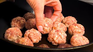 Ikeas most famous homemade Swedish meatballs [upl. by Ahilam]